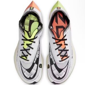 Nike ZoomX Vaporfly Next% 2 in White and Crimson - used
